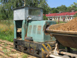 BN15R s naloženými vozy
