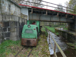 BN30R podjíždí normálněrozchodnou trať