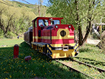 Schöma CFL180 DCL č.4 s vozy