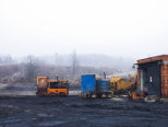 Lokomotivy před depem