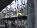 BN30R na mostě